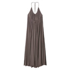Silk textured long dress