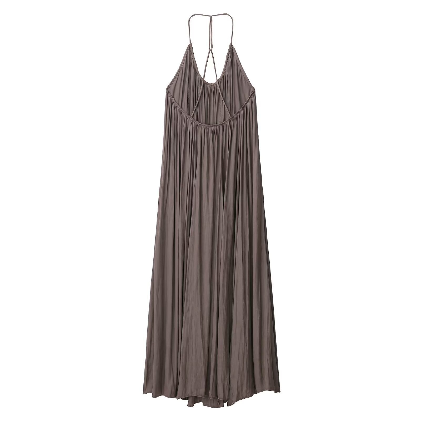 Silk textured long dress