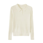 Pull Tricoté Col Haut Ajusté