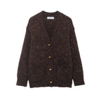 Veste Tricotée Plissée Ample