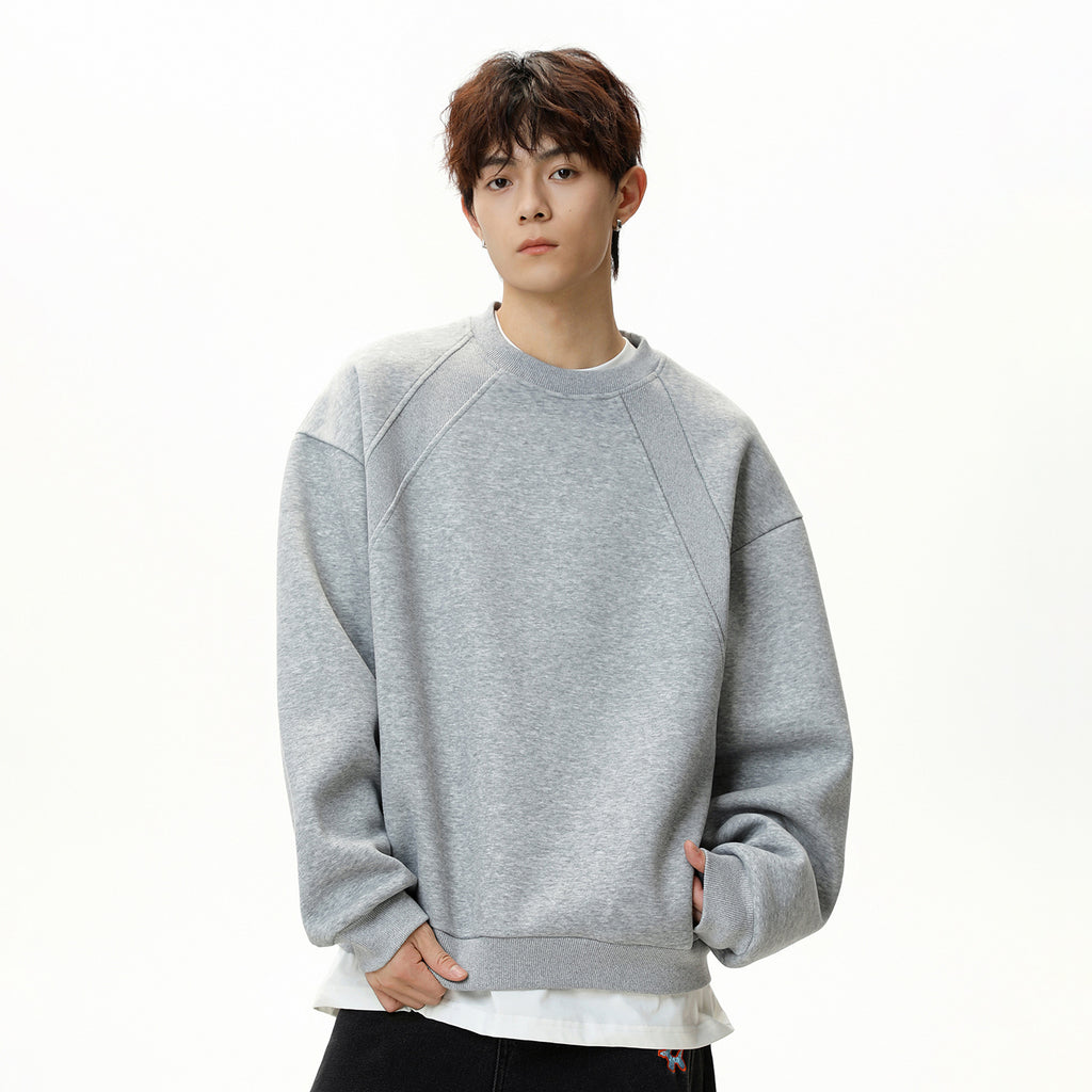 Sweat à Capuche Col Rond Homme