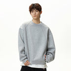 Sweat à Capuche Col Rond Homme