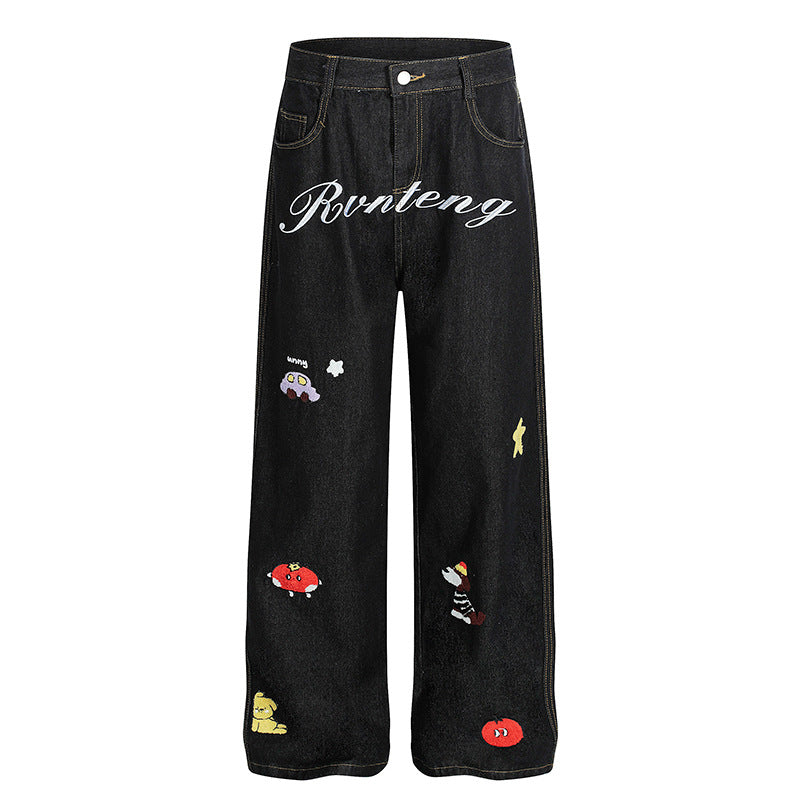 Jean Motif Cartoon