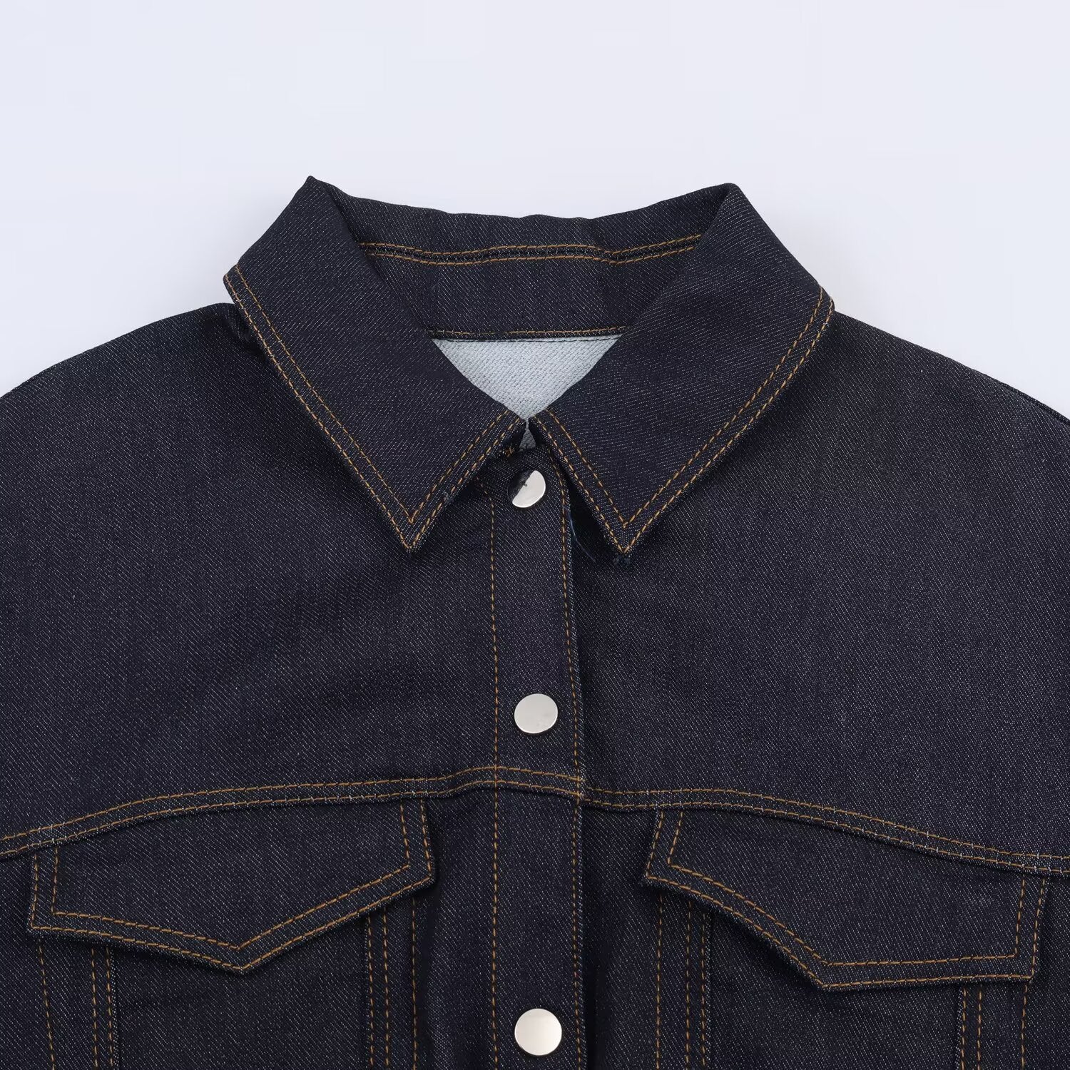 Cowboy dress with waistband