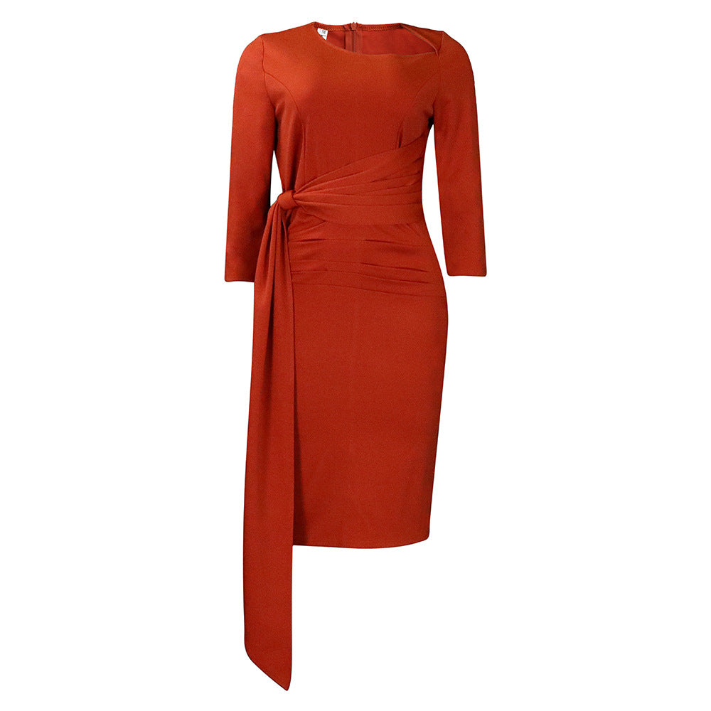 Wrinkle tied professional dress