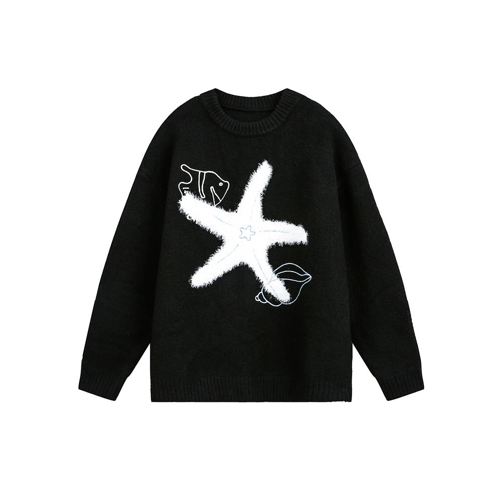 Pull Motif Étoile de Mer