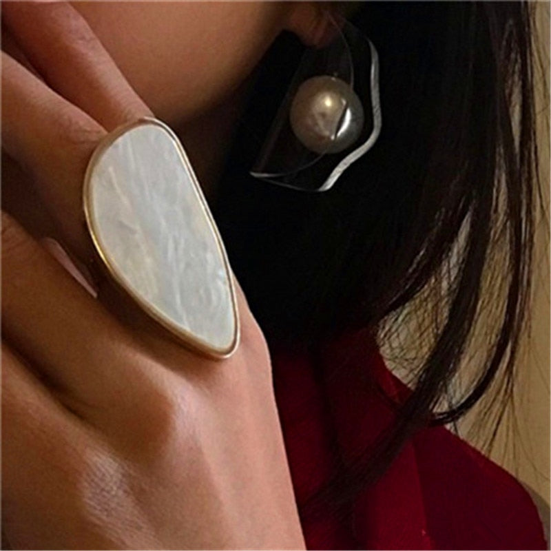 Bague Acétate Ovale