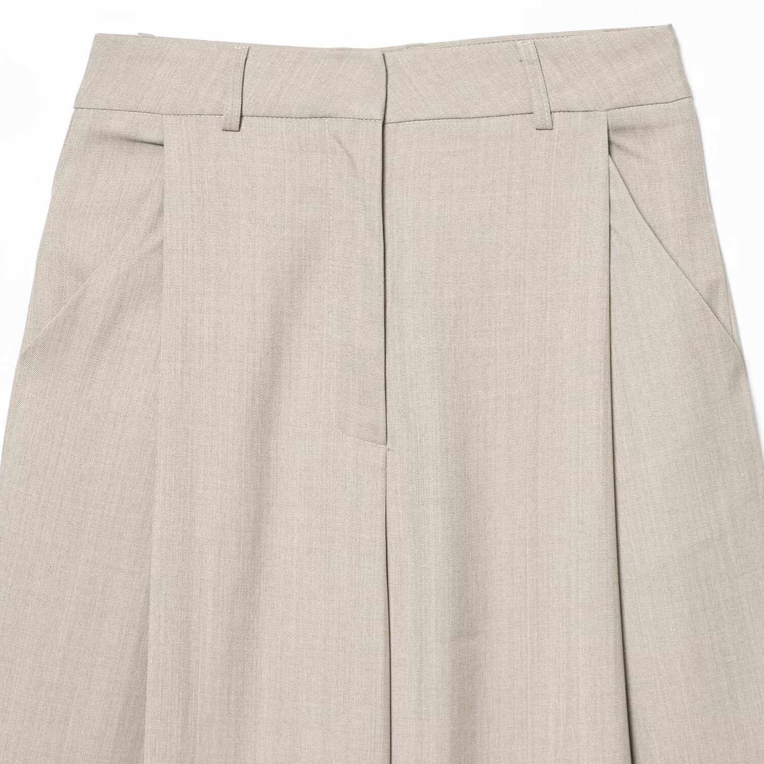Pantalon Large Plissé