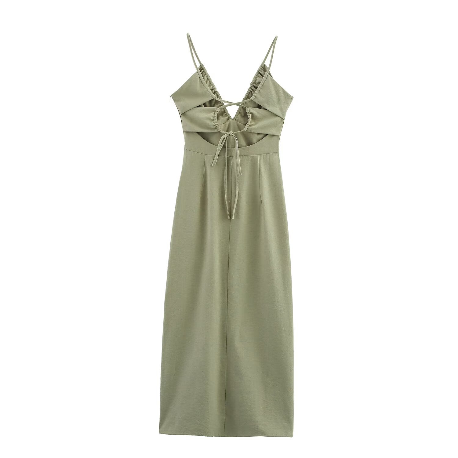 Women's Linen Midi Dress