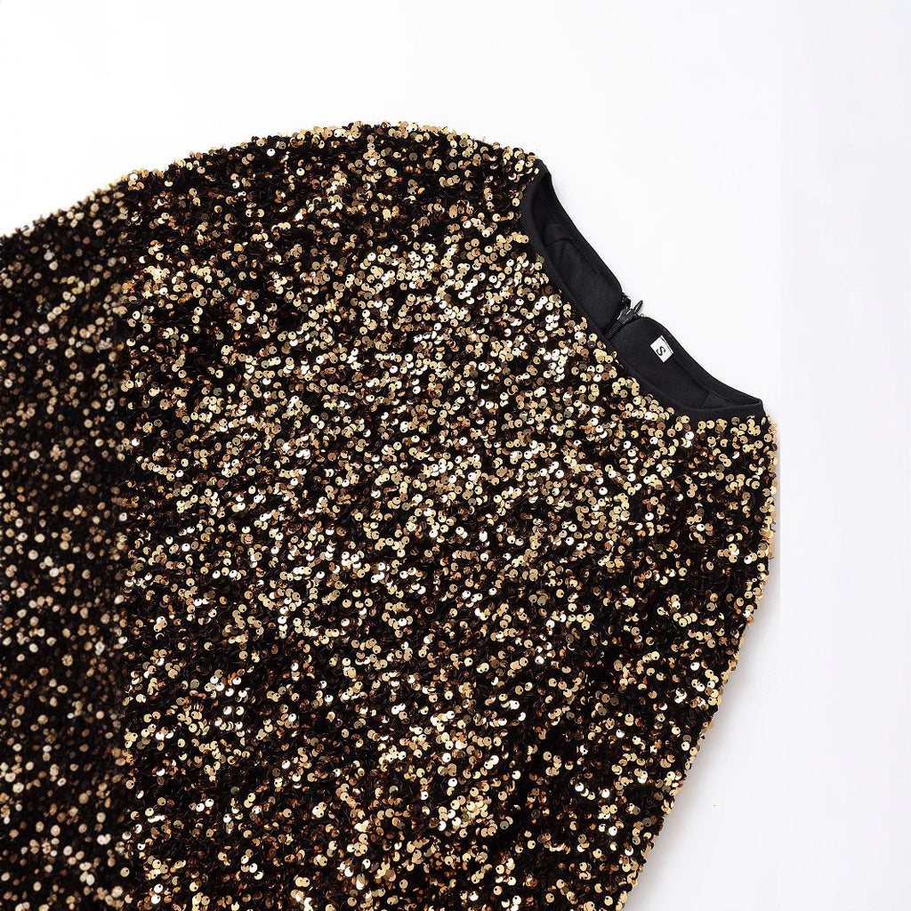 Elegant Fashion Sequined Dress
