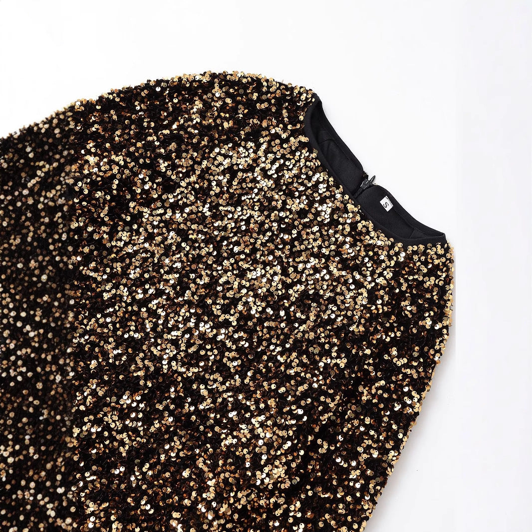 Elegant Fashion Sequined Dress