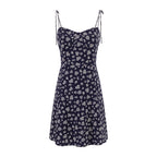 Strapless Dress Print Short Dress