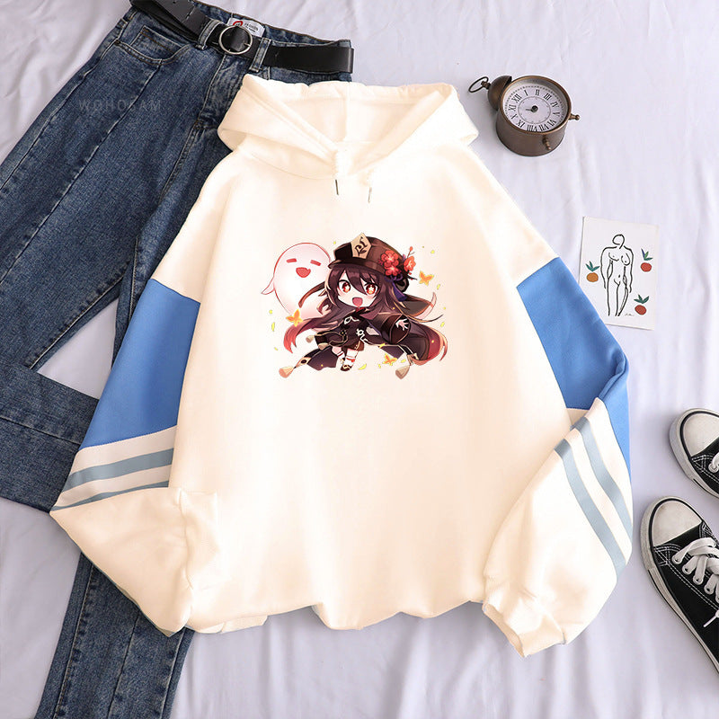 Sweat à Capuche Imprimé Personnage Anime