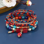 Bracelet Perles Turquoise Bohème