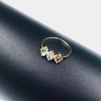 Bague Tricolore Empilée