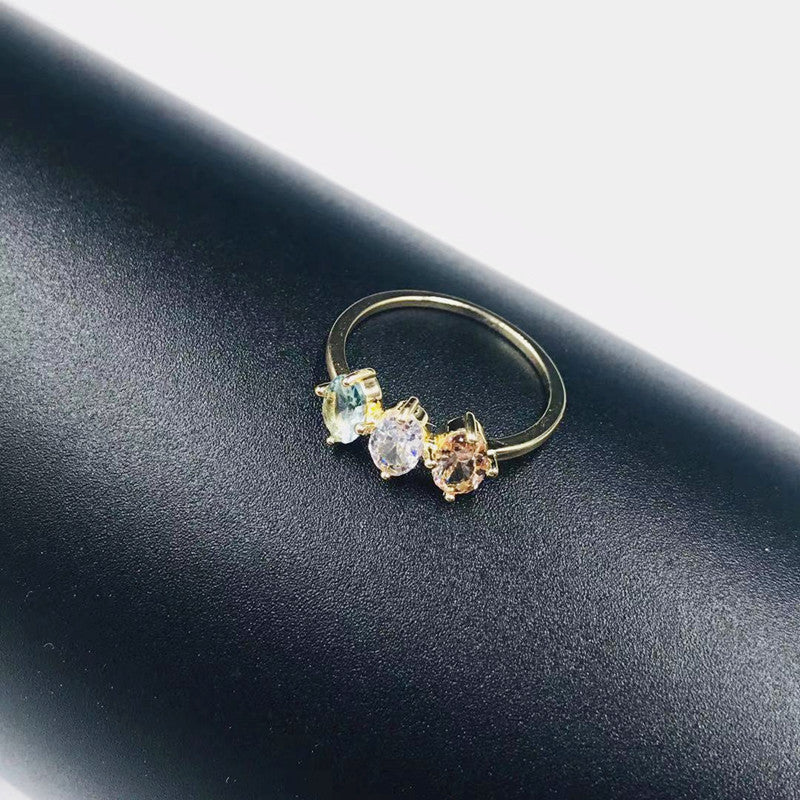 Bague Tricolore Empilée