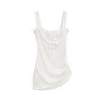 Lace strapless camisole dress
