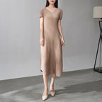 Robe Plissée Ample