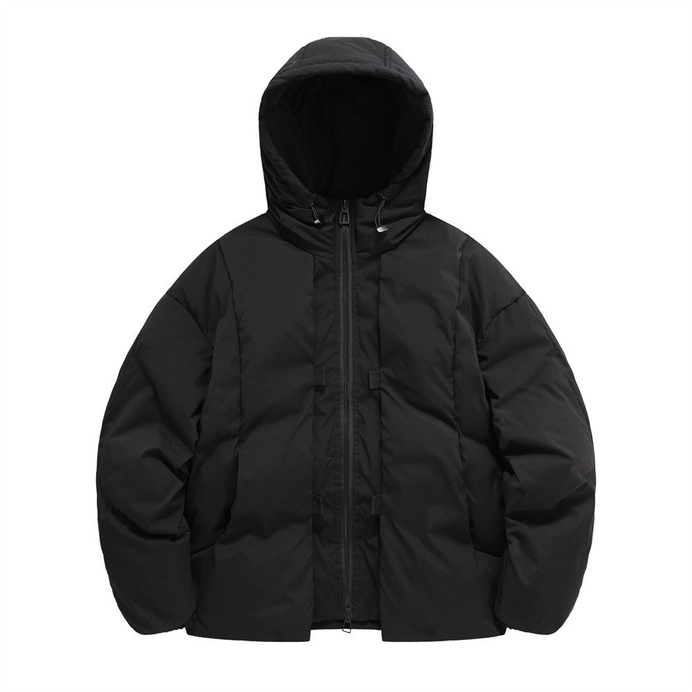 Hooded cotton jacket