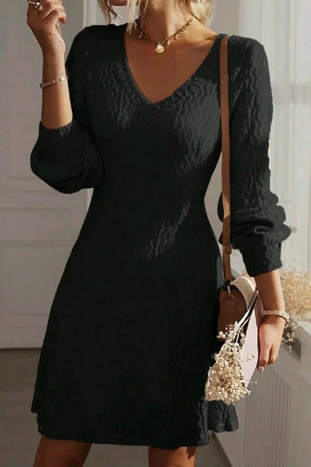 Robe Française Élégante Unie
