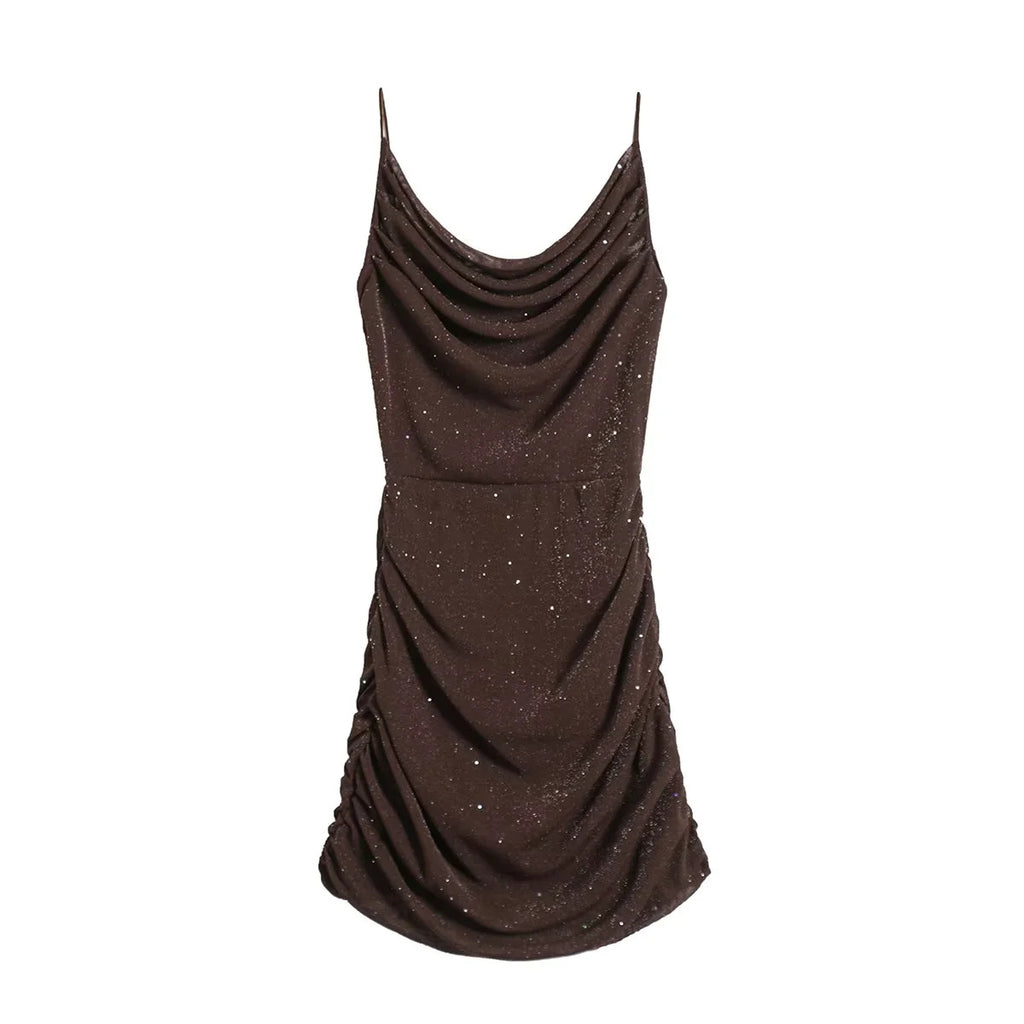 Mesh camisole dress