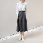 Jupe Taille Haute A-line