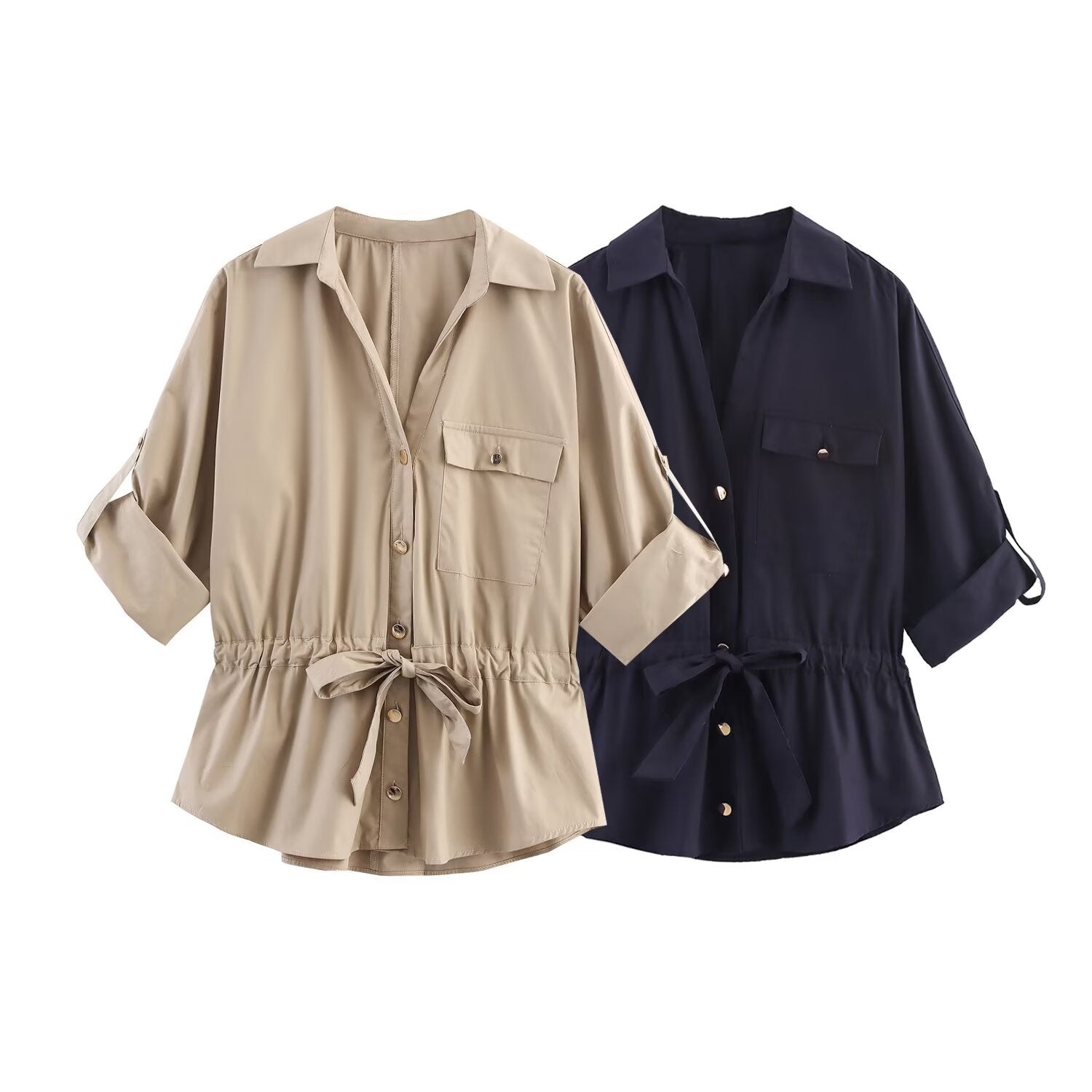 Chemise de chasse en popeline