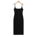 Robe en velours doré pour femme