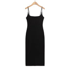 Robe en velours doré pour femme
