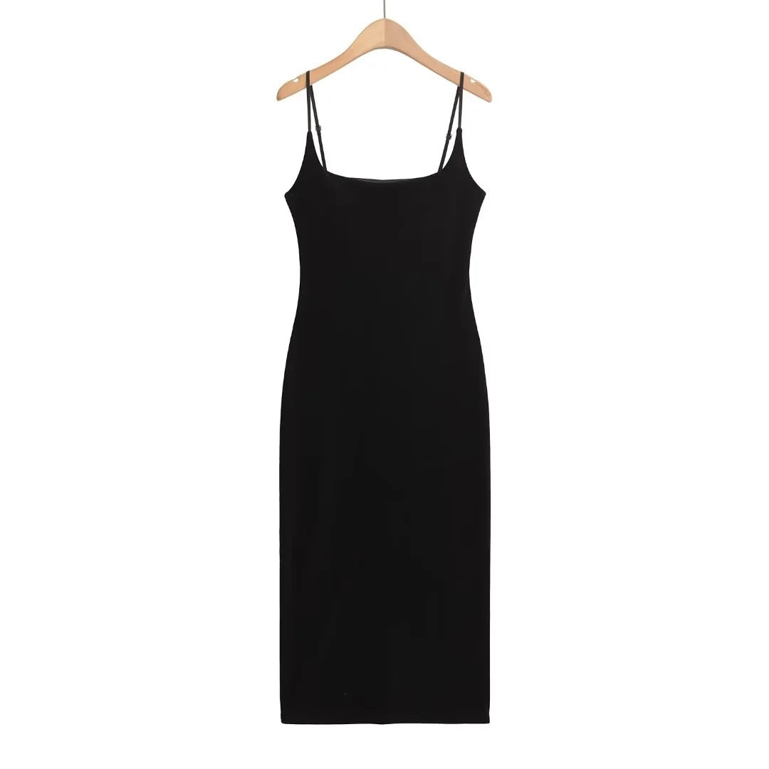 Robe en velours doré pour femme