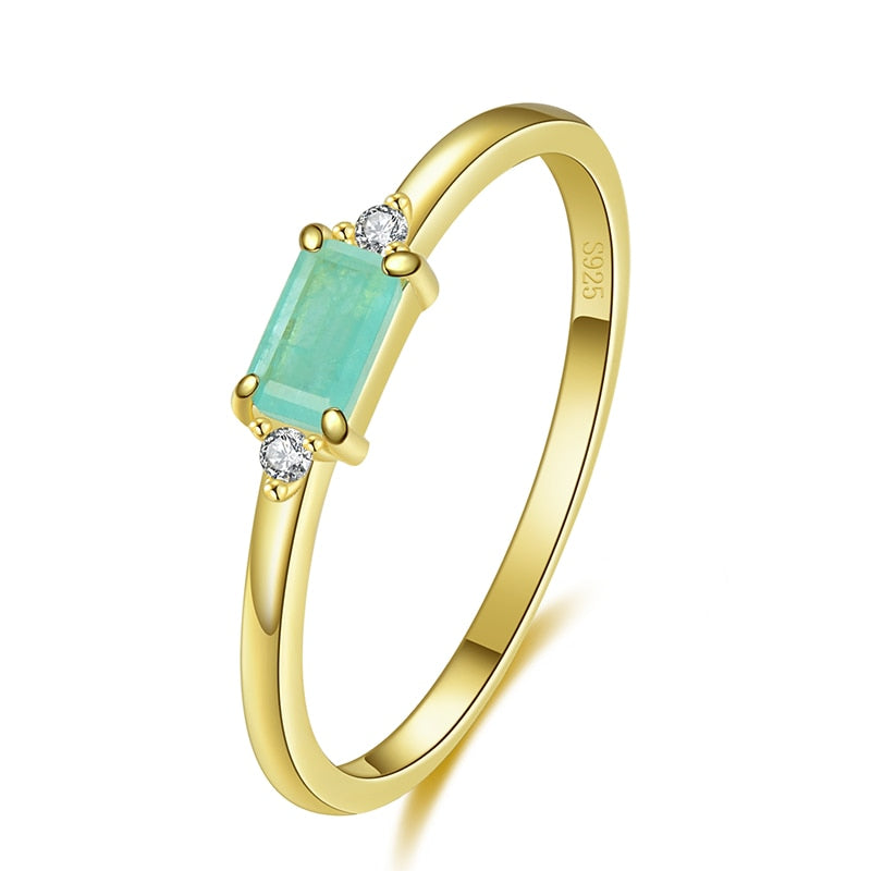 Bague Argent 925 Tourmaline Paraiba