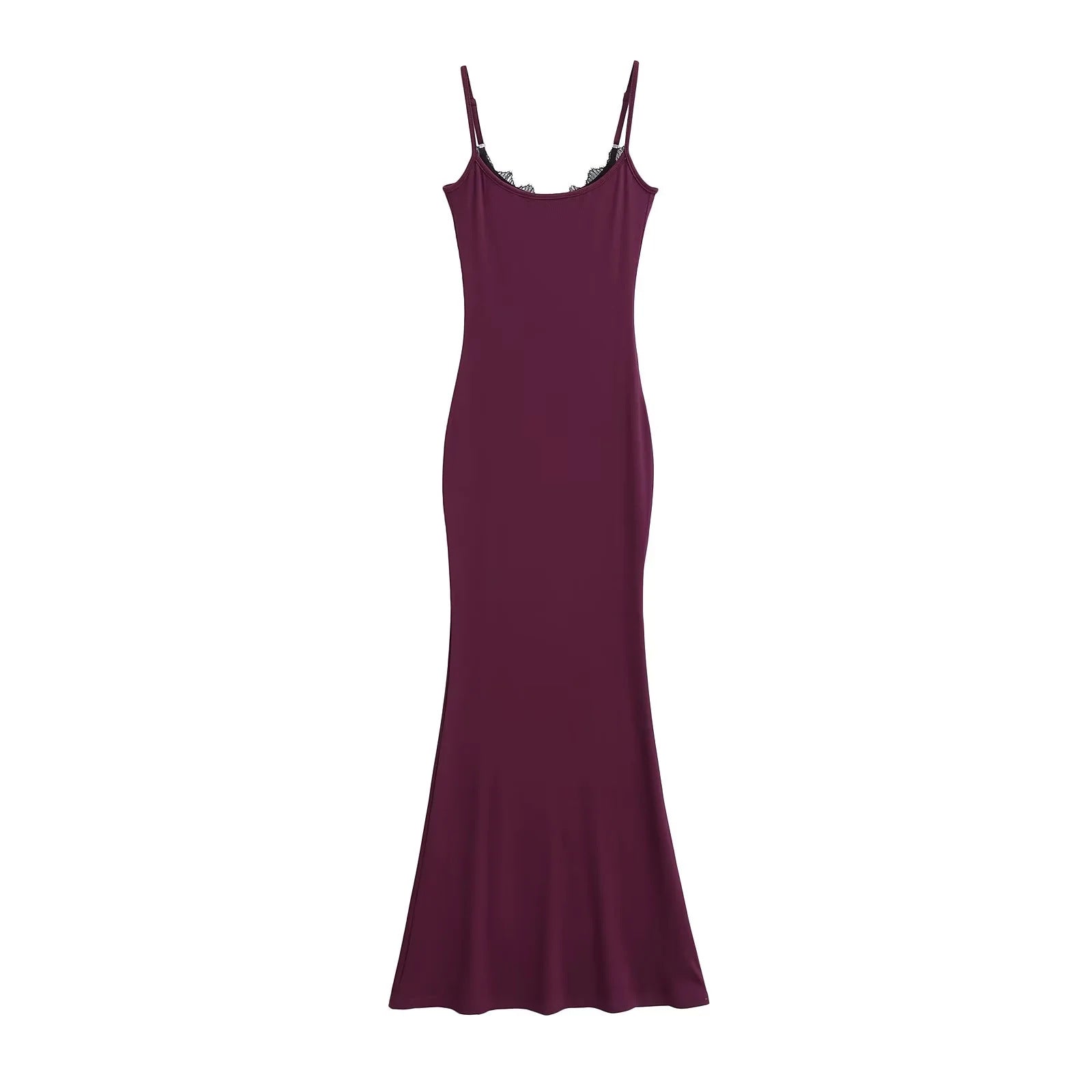 Robe Camisole Ajustée Une Épaule