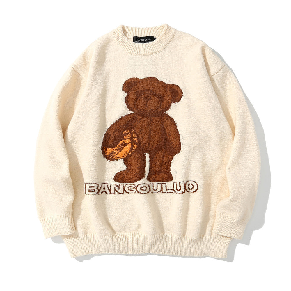 Chemise en maille jacquard Petit Ours