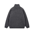 Veste Pull Tricotée Épaisse Velours