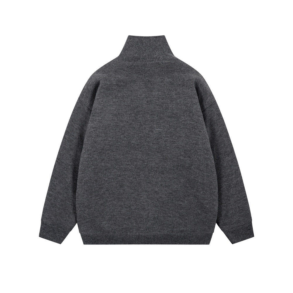 Veste Pull Tricotée Épaisse Velours