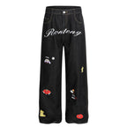 Jean Motif Cartoon