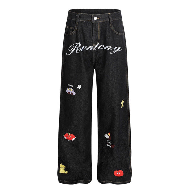 Jean Motif Cartoon