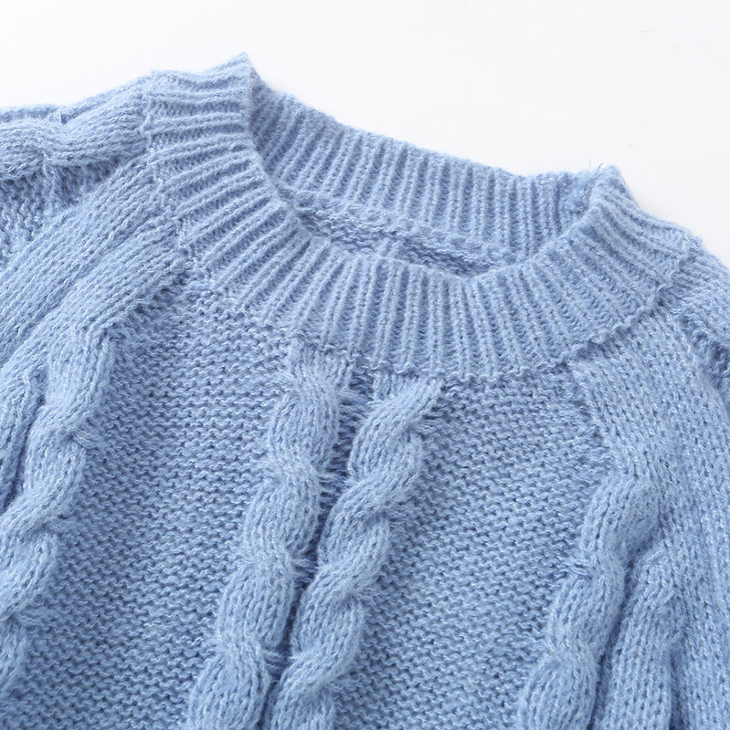 Pull Ample Col Rond