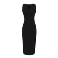 U-neck vest dress