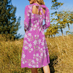 Sweetheart Knot Flare Dress