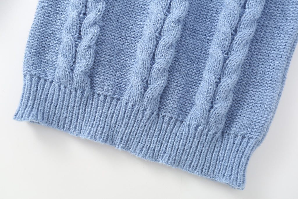 Pull Ample Col Rond