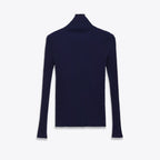 Polo Tricoté Côtelé Décontracté