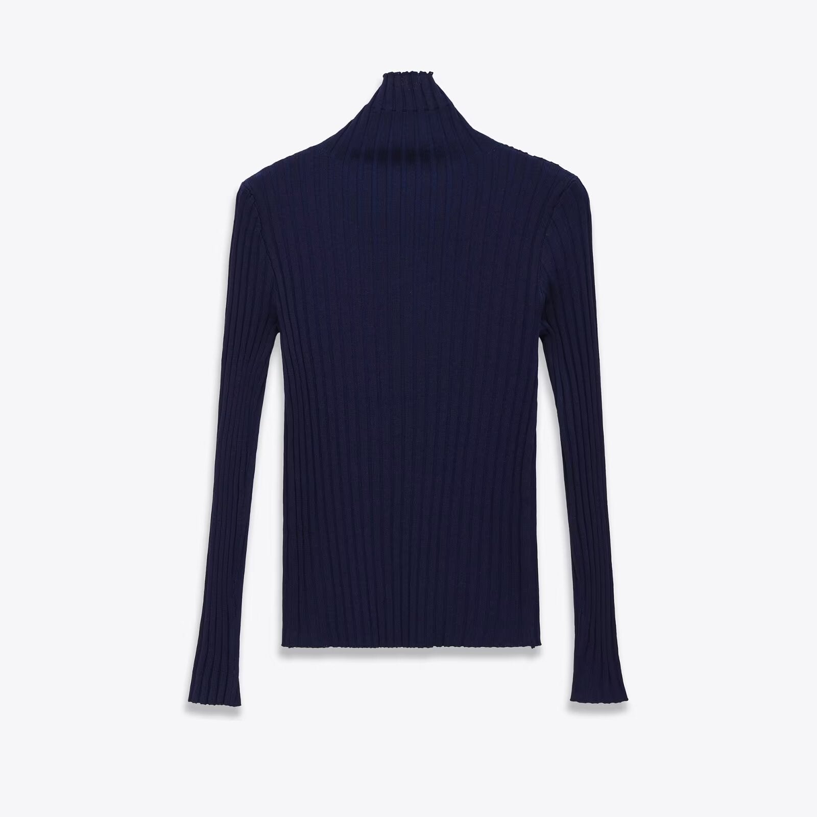 Polo Tricoté Côtelé Décontracté