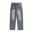 Leopard Print  Straight Leg Washed Casual Pants