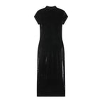 Robe Cheongsam Velours Amincissante