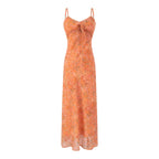 Robe Longue Fleurie Sans Bretelles