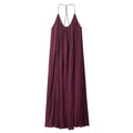 Silk textured long dress