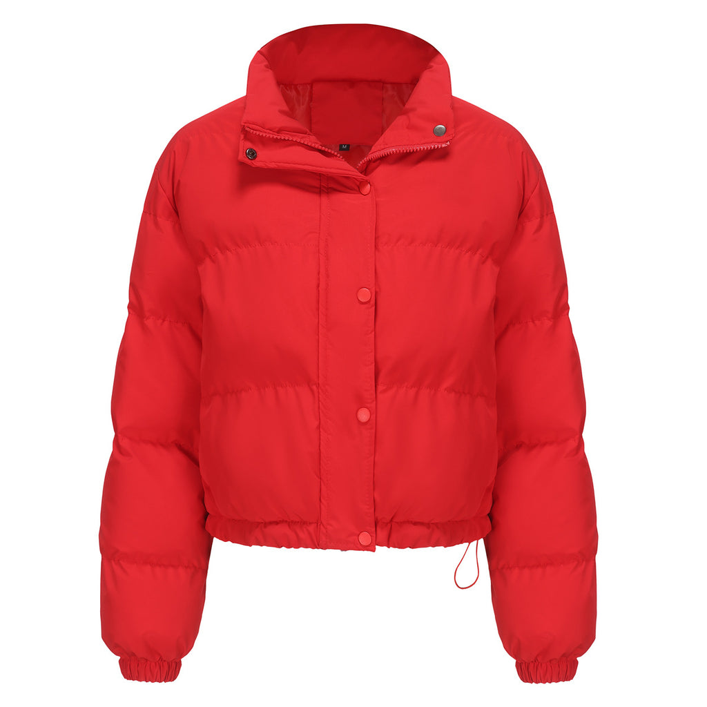 Veste Chaude Col Haut Manches Longues