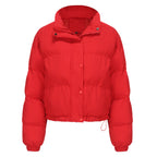 Veste Chaude Col Haut Manches Longues