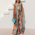 Printed holiday dress